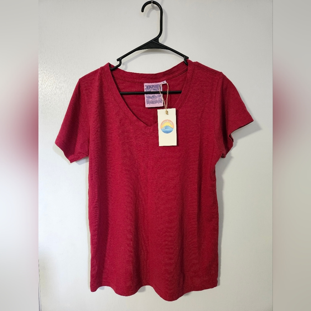 Jungmaven V Neck Hemp and Organic Cotton Women Small